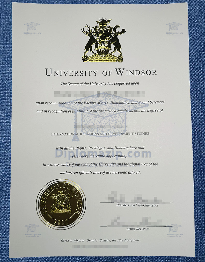 Urgent Order For University Of Windsor Certificate