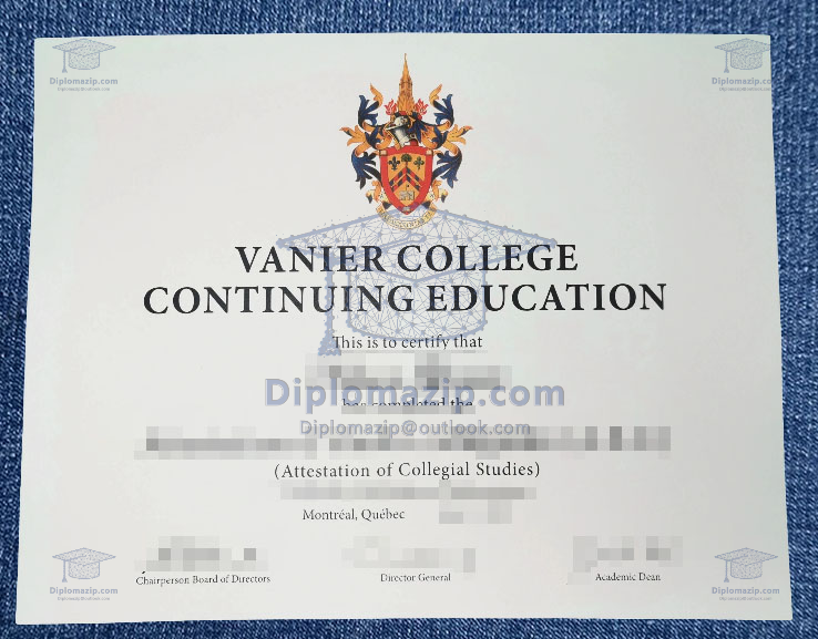 Vanier College Diploma, Vanier College Degree