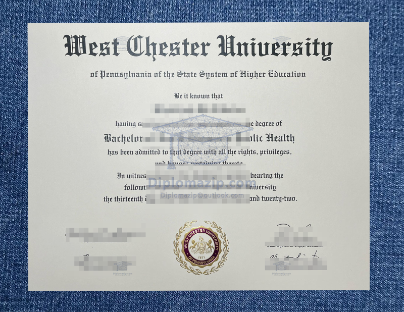 West Chester University Diploma, West Chester University Degree West Chester University Diploma, West Chester University Degree