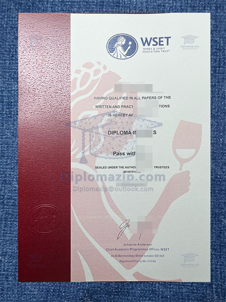 Wine Spirit Education Trust Certificates 1