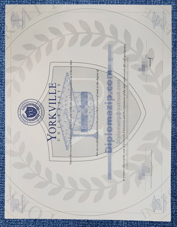 Yorkville University Diploma