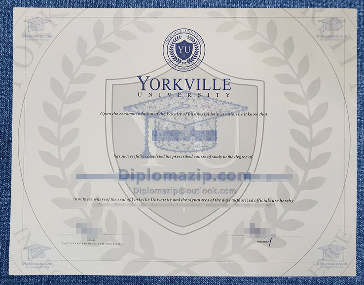 Yorkville University Diploma, Yorkville University Degree