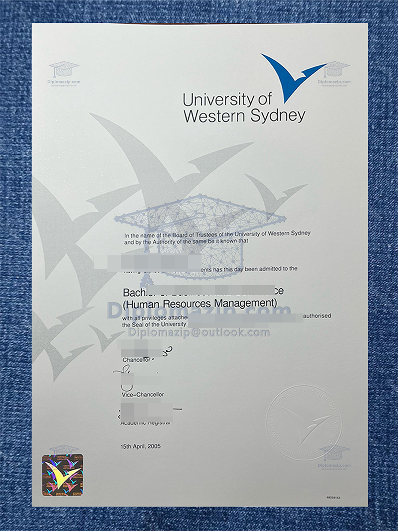 University of Western Sydney Diploma, University of Western Sydney Dggree