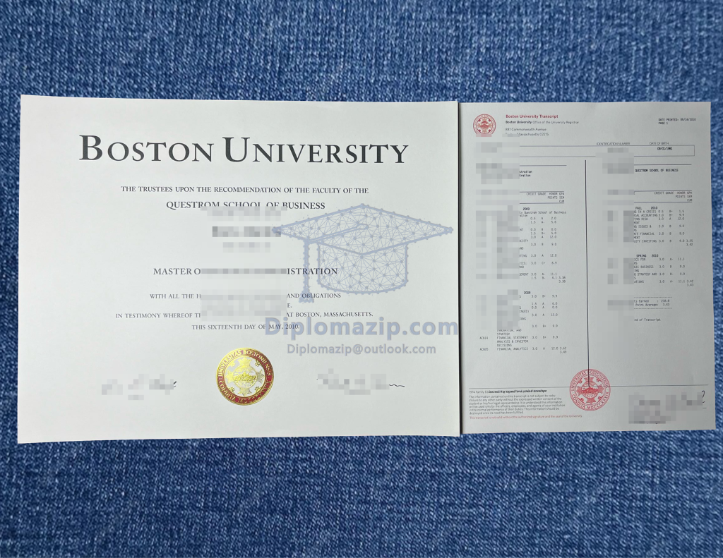 Boston University Degree , Boston University Diploma