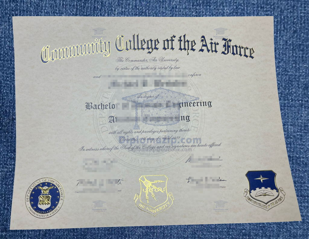 CCAF Degree , CCAF Diploma