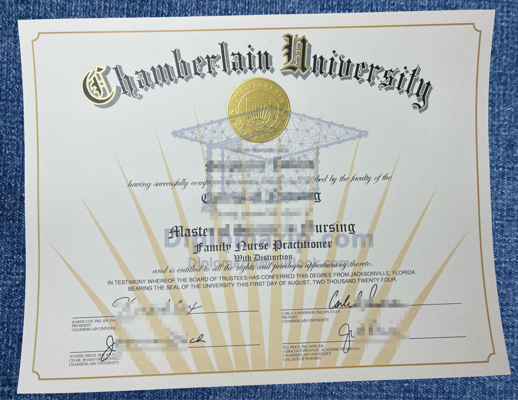 Chamberlain University Degree , Chamberlain University Diploma