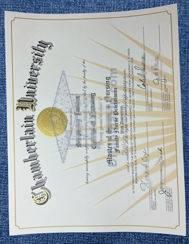 Chamberlain University Degree