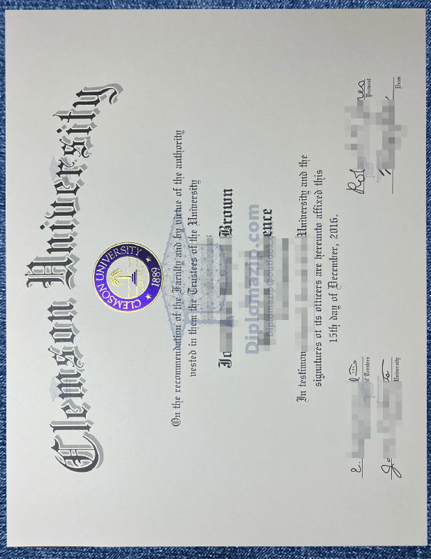 Clemson University Degree