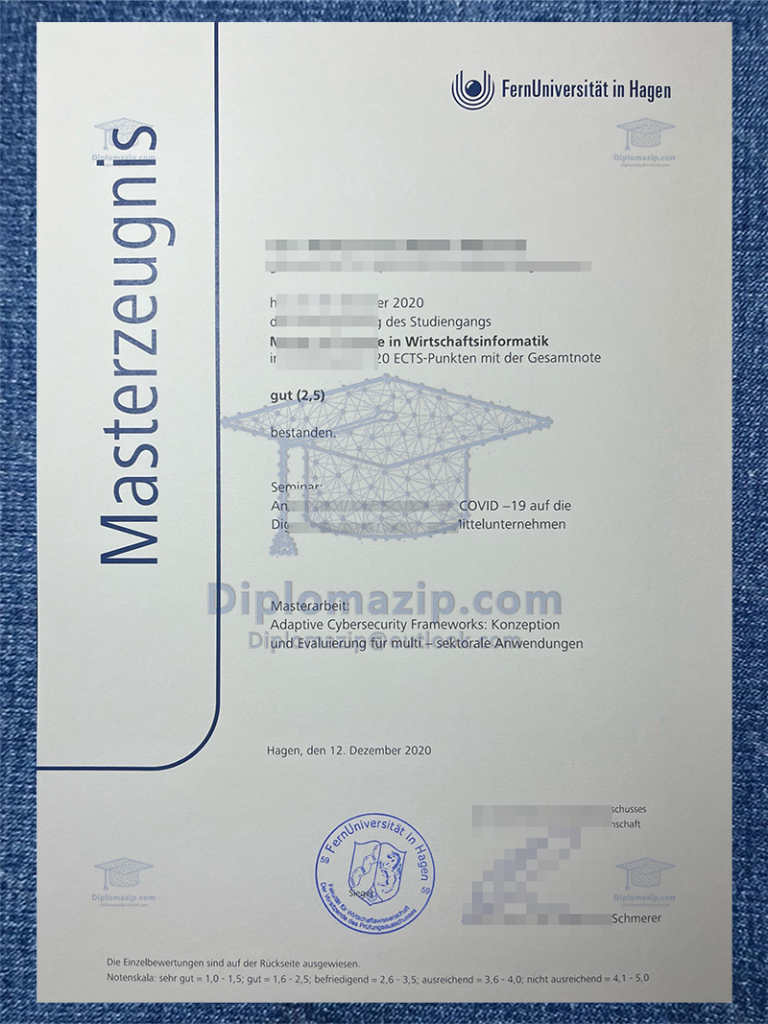 FernUniversitat In Hagen Degree