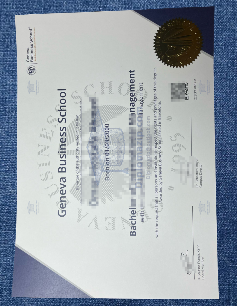 Geneva Business School Degree