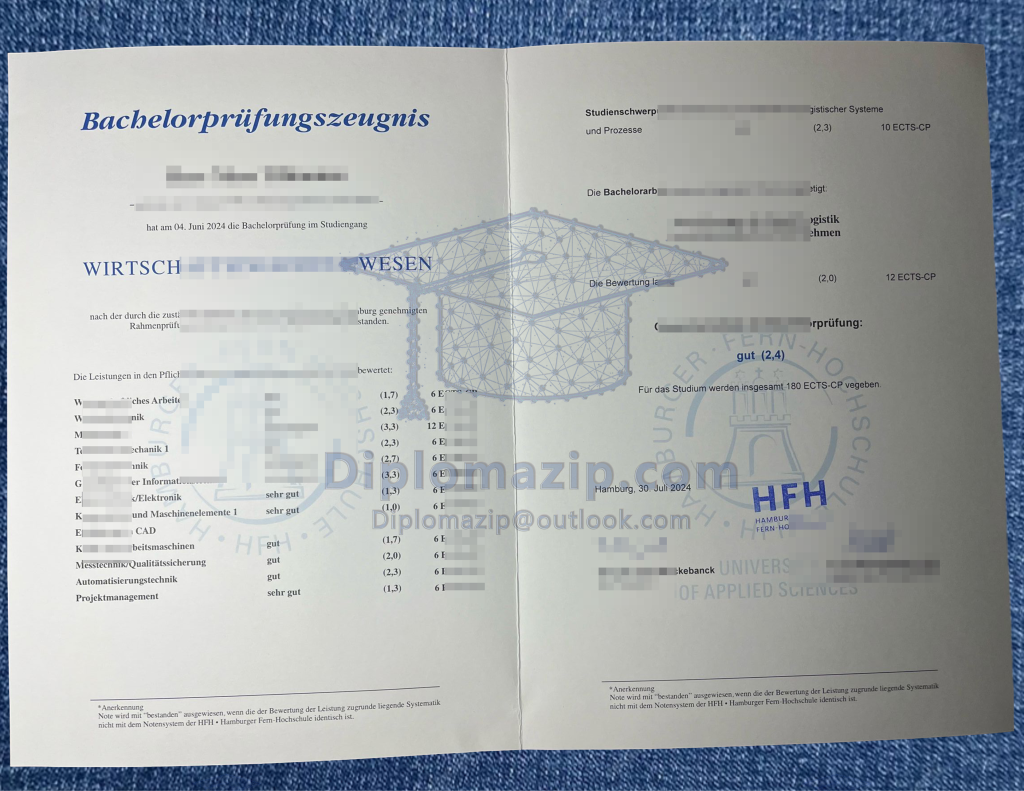 HFH Certificate , HFH Degree