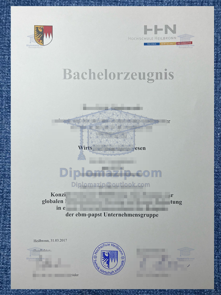 Hochschule Heilbronn Degree, Hochschule Heilbronn Diploma