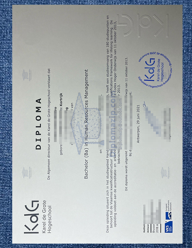 Karel De Grote Hogeschool Diploma