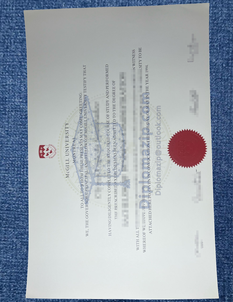 McGill University Degree