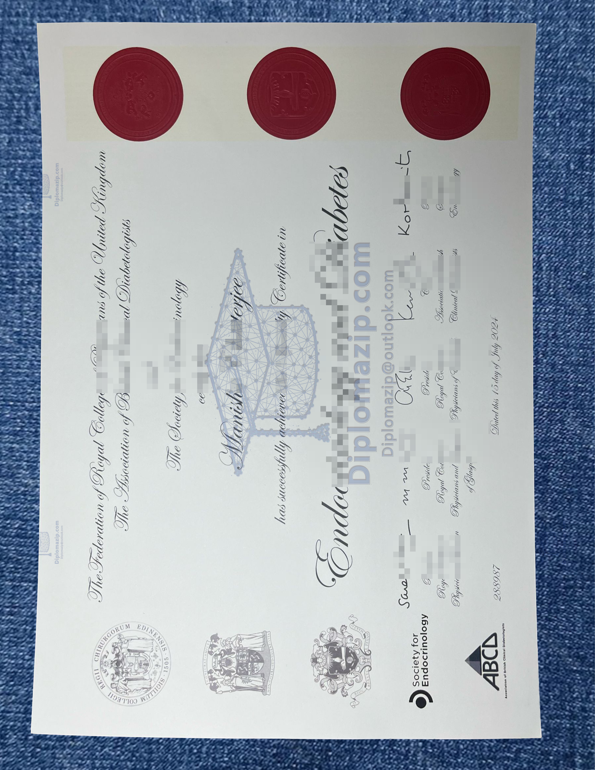 RCP Certificate