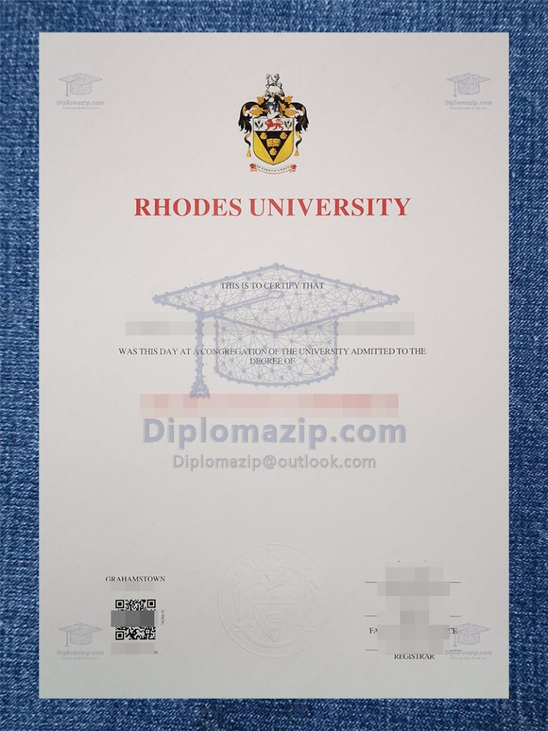 Rhodes University Diploma, Rhodes University Degree Rhodes University Diploma, Rhodes University Degree