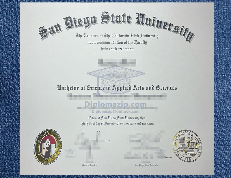 SDSU Diploma, SDSU Degree