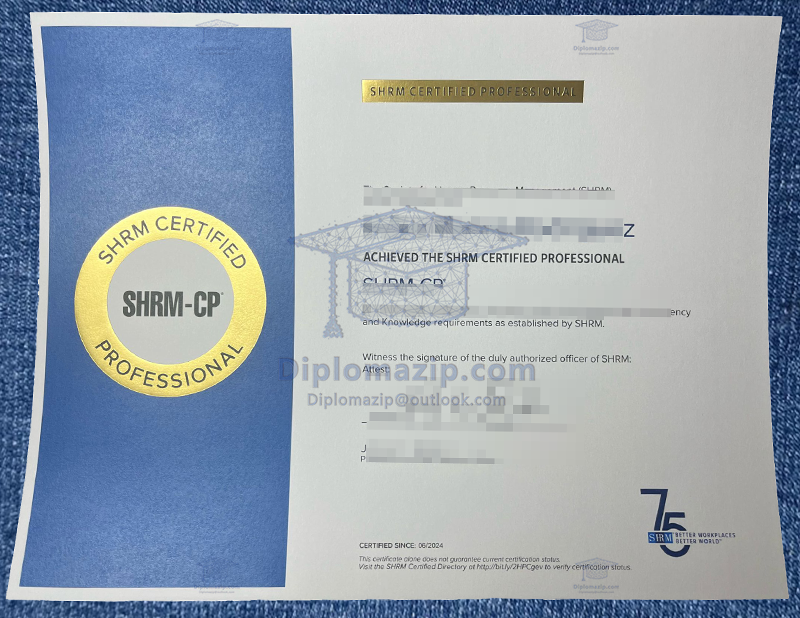 SHRM-CP certificates SHRM-CP certificates
