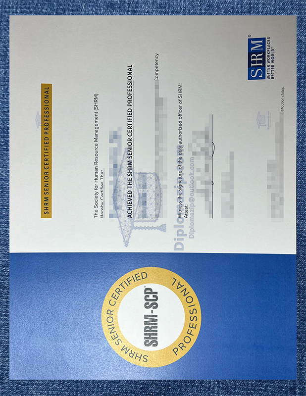 SHRM SCP Certificate Methods