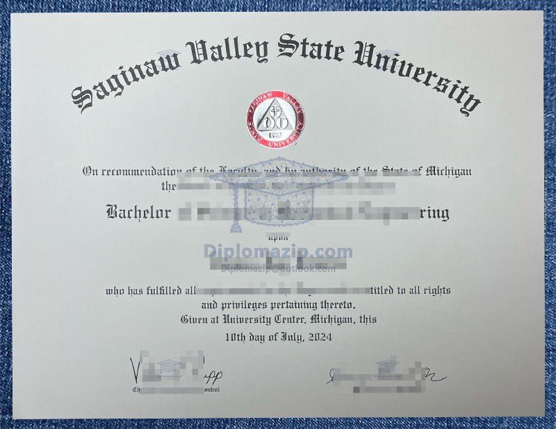 Saginaw Valley State University Diploma, Saginaw Valley State University Degree
