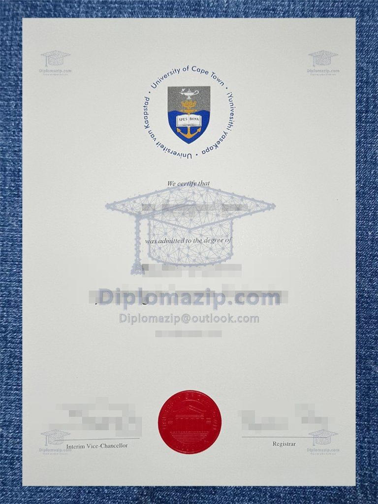 University Of Cape Town Diploma