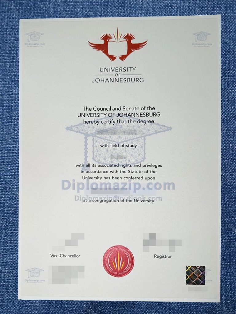 University Of Johannesburg Diploma
