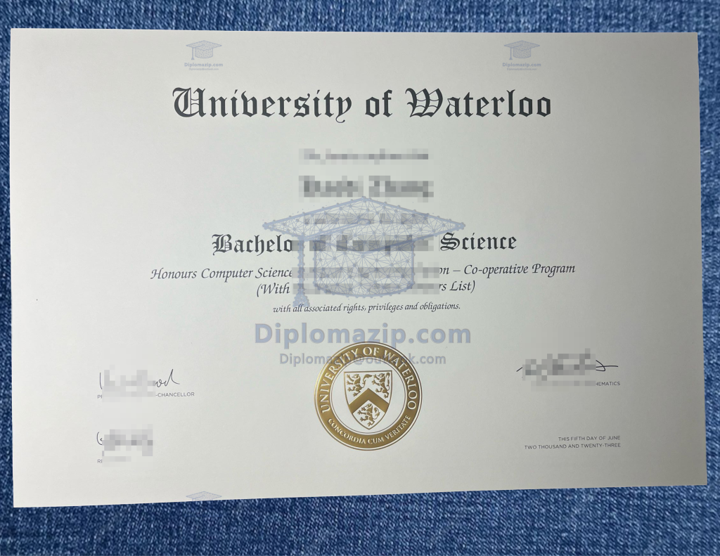 University Of Waterloo Diploma, University Of Waterloo Degree
