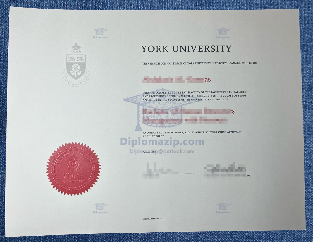 York University Degree  , York University Diploma
