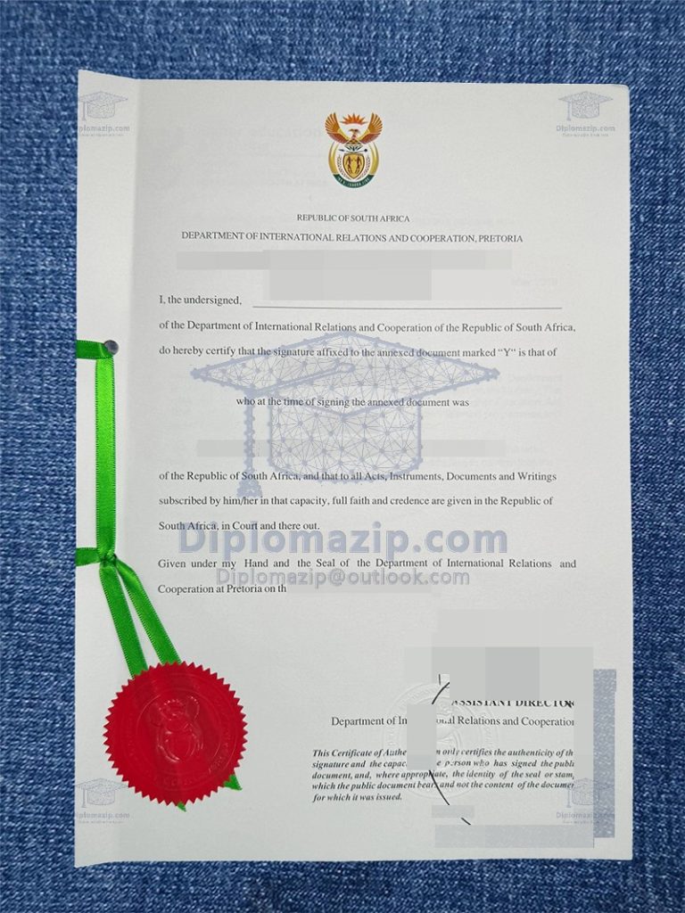 South Africa Certificate Authentication